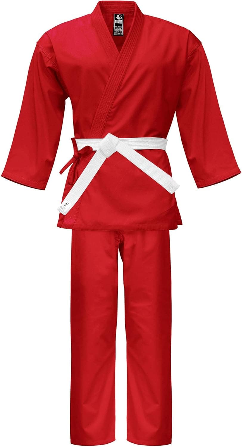 Ultimate - Light Weight Karate Uniform Gi - Kids Adults Unisex Complete Set with Free White Belt