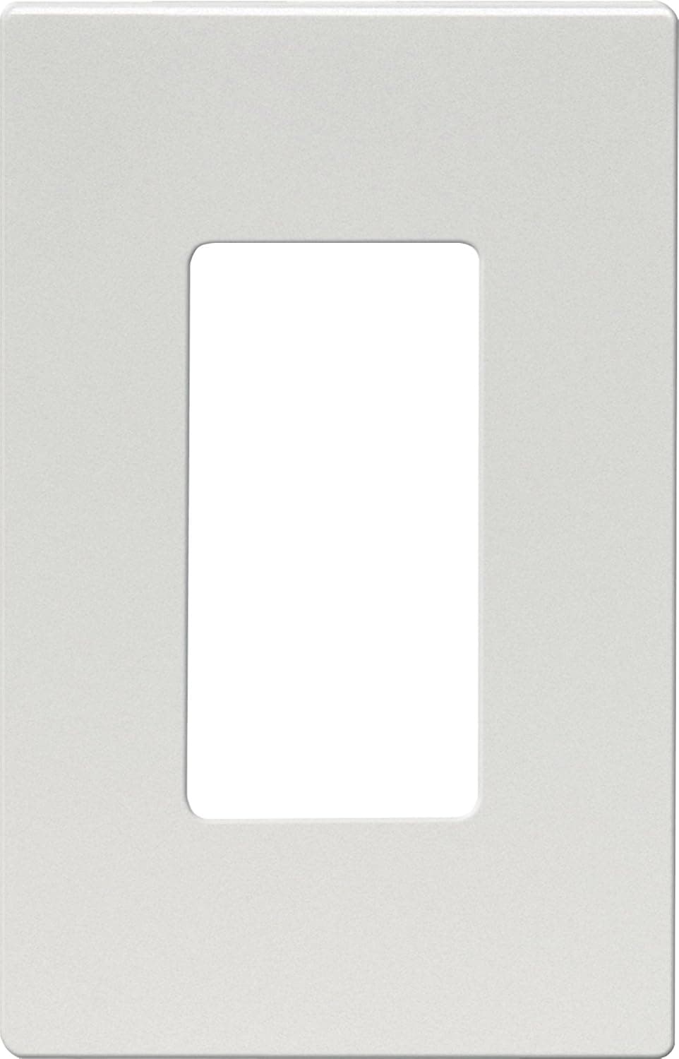 EATON Wiring 9521SG ASPIRE Screwless Wallplate, 1 Gang, Silver Granite