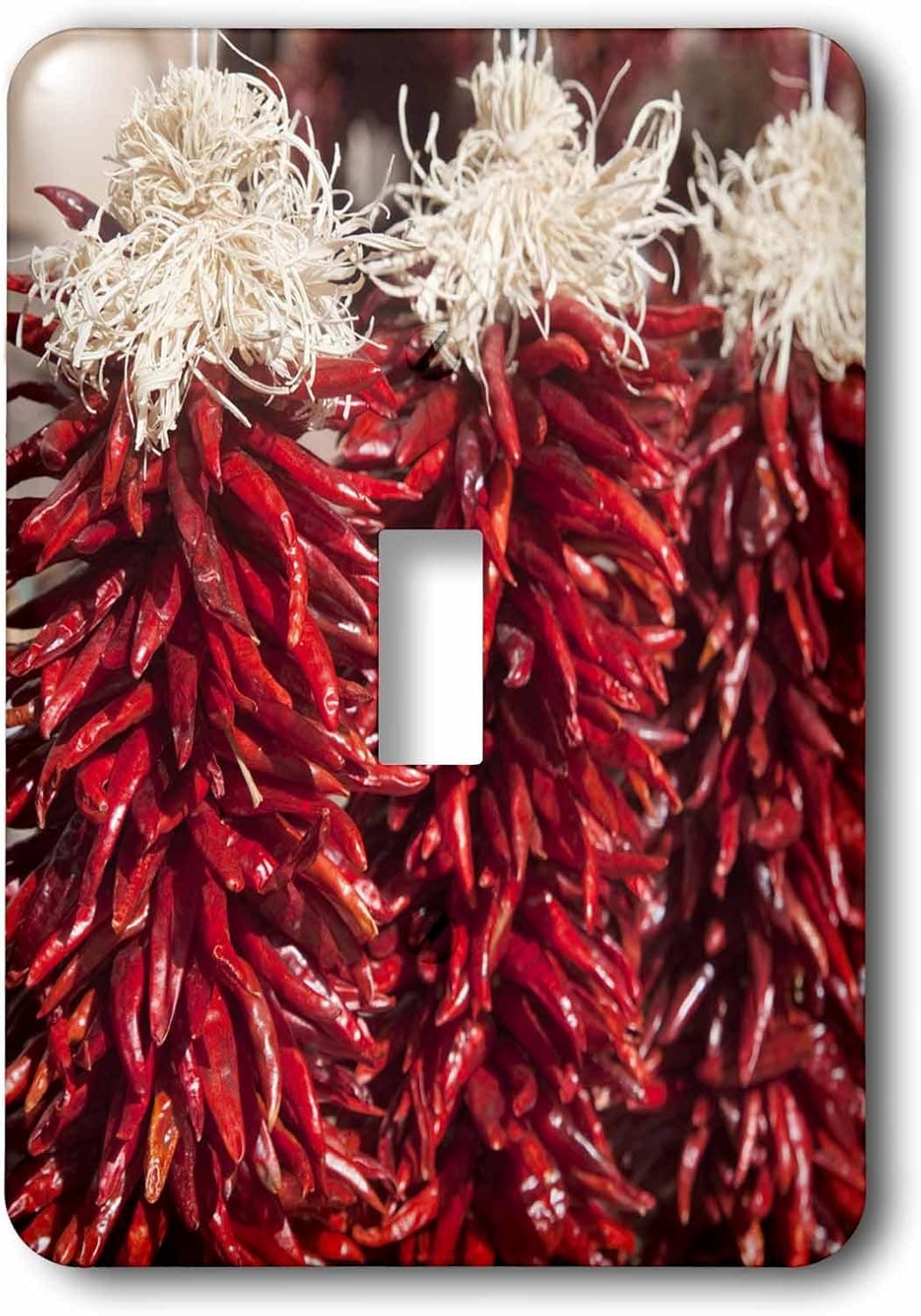 3dRose lsp_92597_1 Red Chili Peppers, Market, Santa Fe, New Mexico Us32 Cha0046 Chuck Haney Light Switch Cover