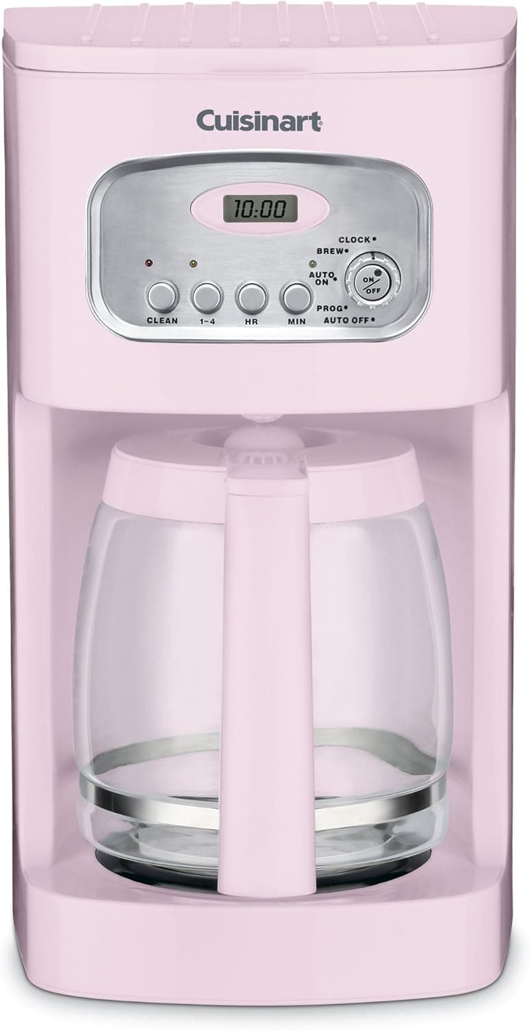 Cuisinart DCC-1100PK 12-Cup Programmable Coffeemaker, Pink