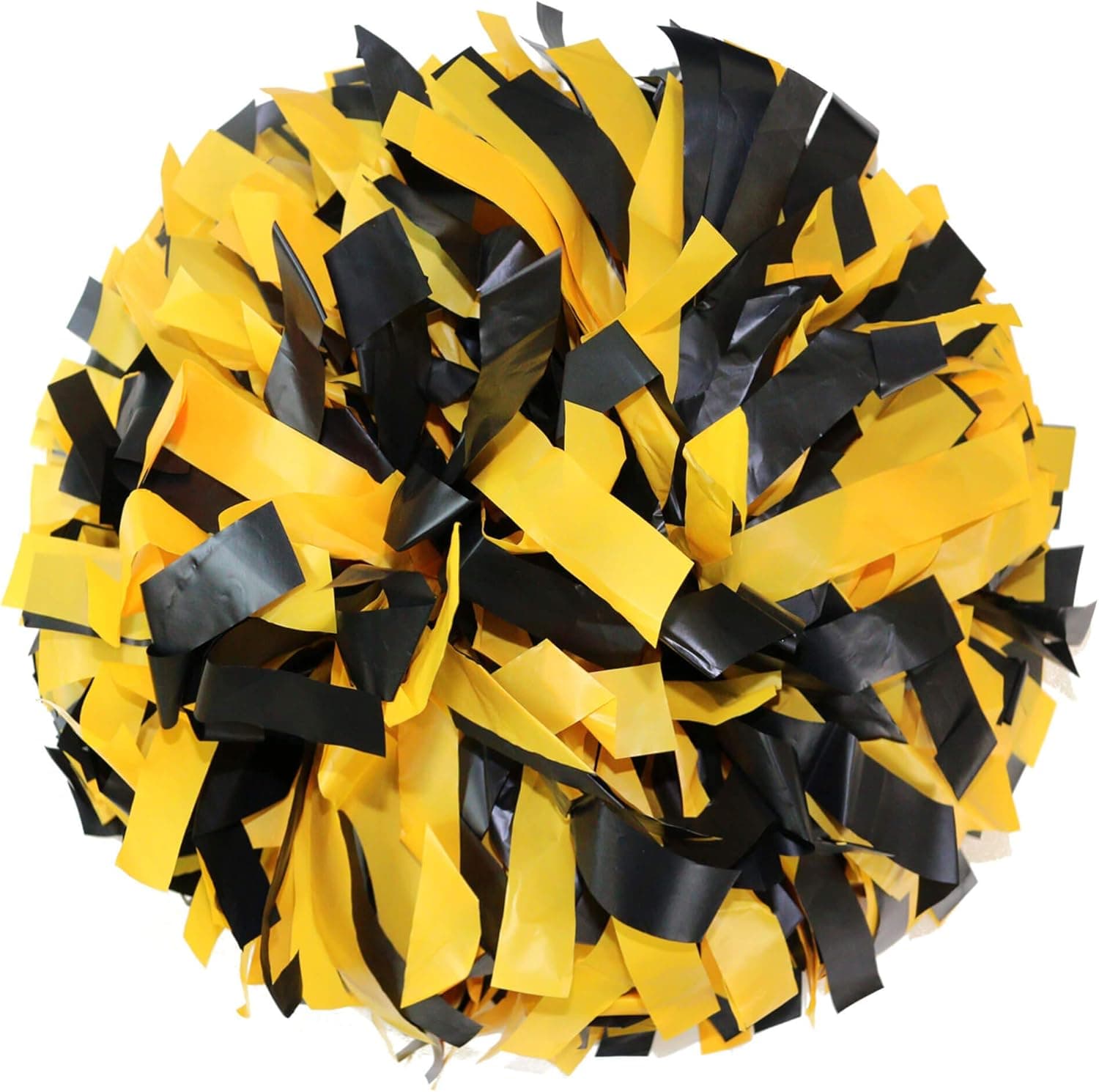 Danzcue 2 Pack 6 Inches Plastic Cheerleading Pom Pom with Baton Handle …
