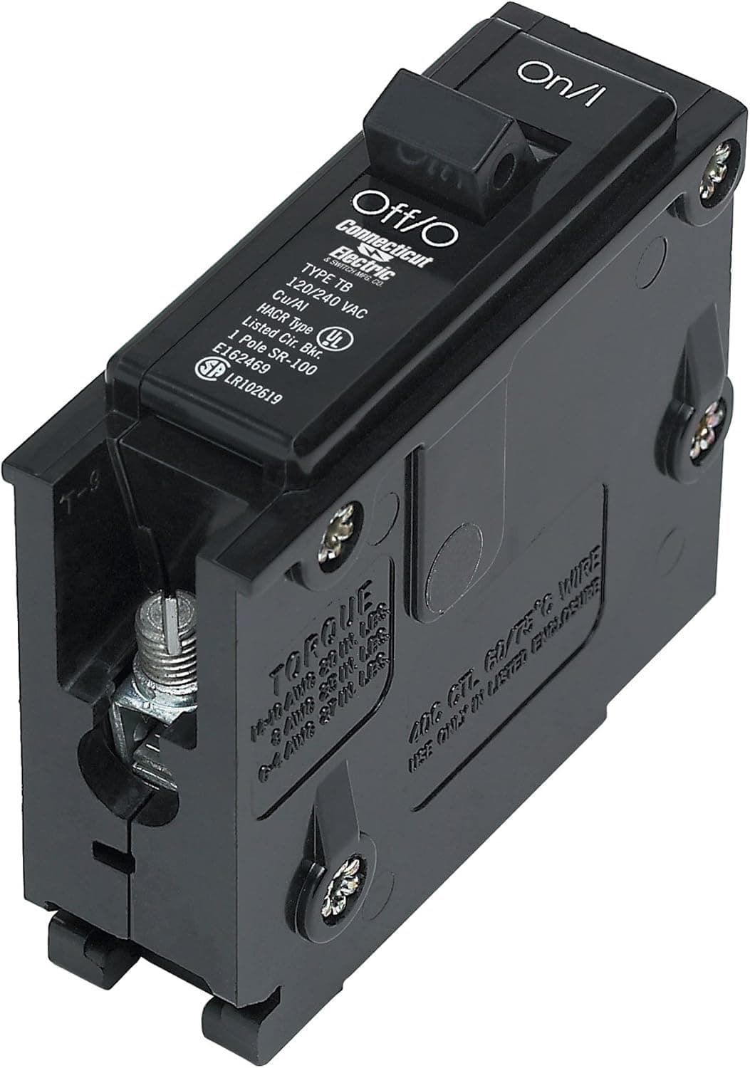 Connecticut Electric Classified TB breaker UBITB150 Connecticut Electric Classified TB Circuit Breaker-50 1 Pole, 50 amp