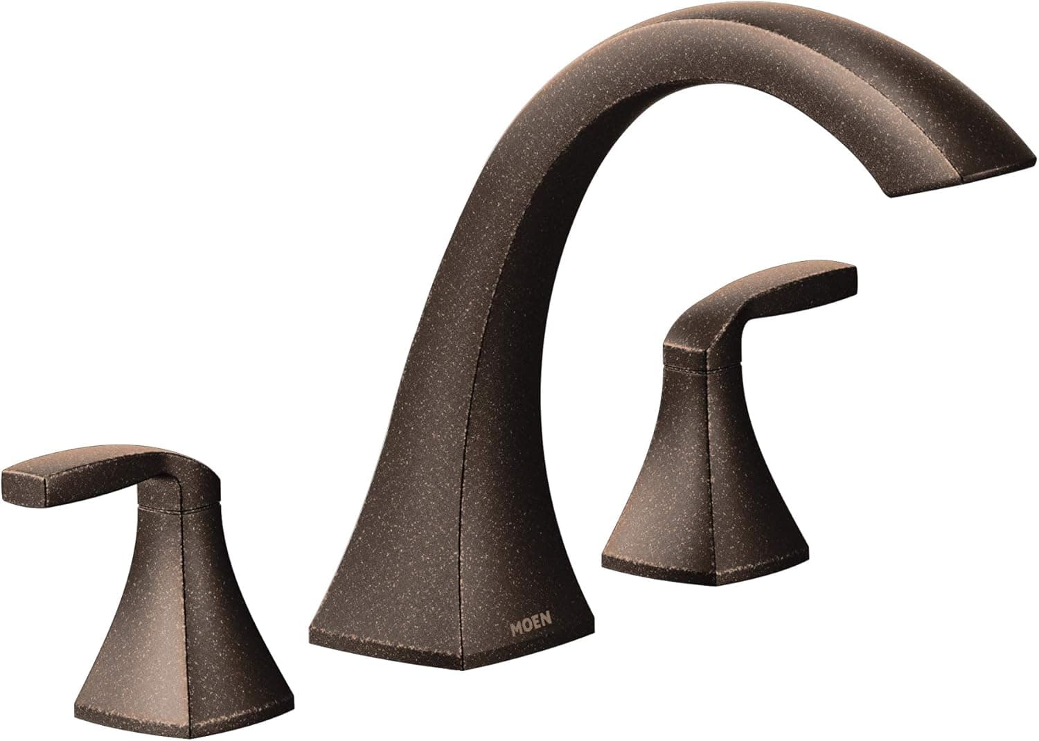Moen T693ORB Voss 2-Handle Deck Mount Roman Tub Faucet Trim Kit, Valve Required, Oil Rubbed Bronze