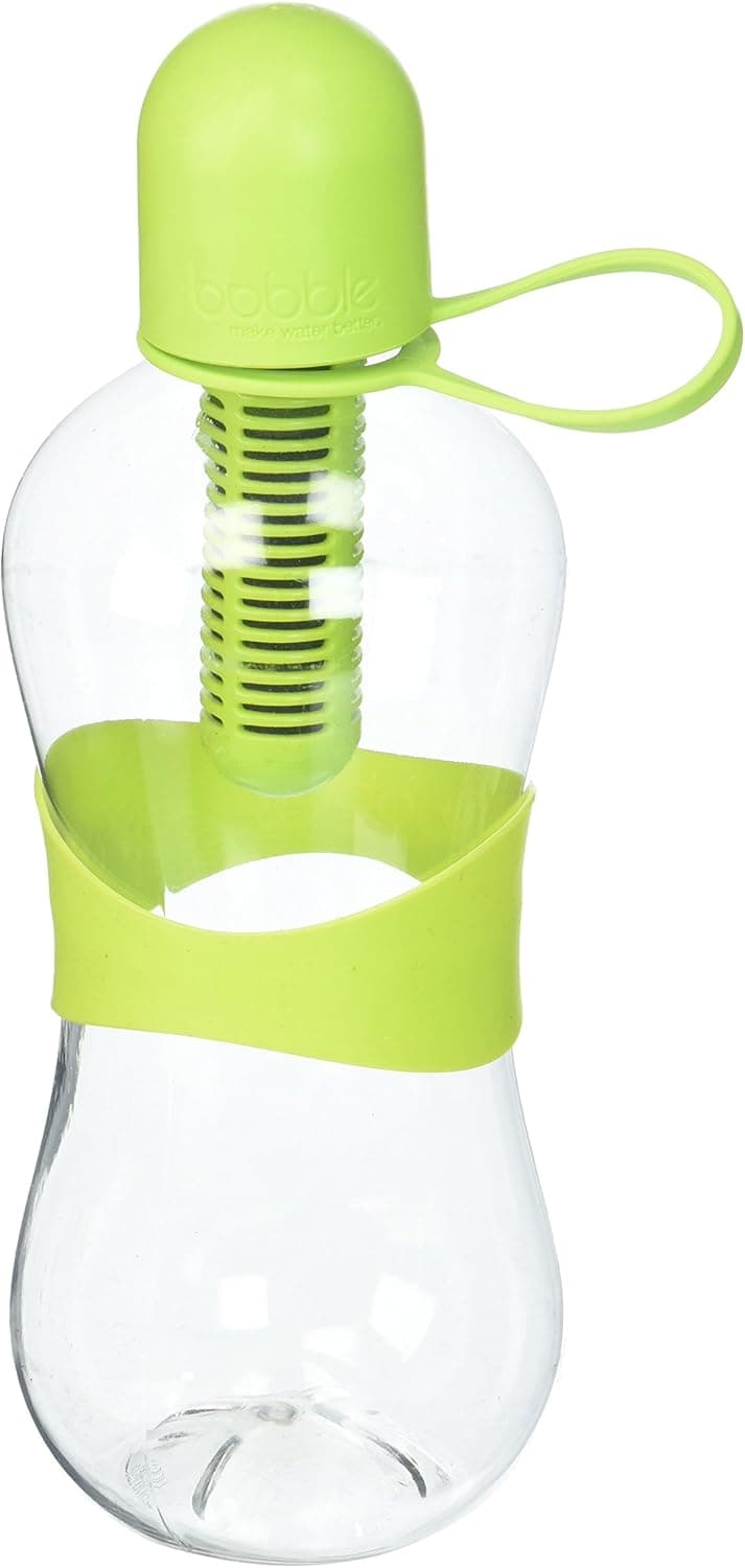 bobble ClassicBottle with Band 18.5 oz, Lime Water Bottle, Multi