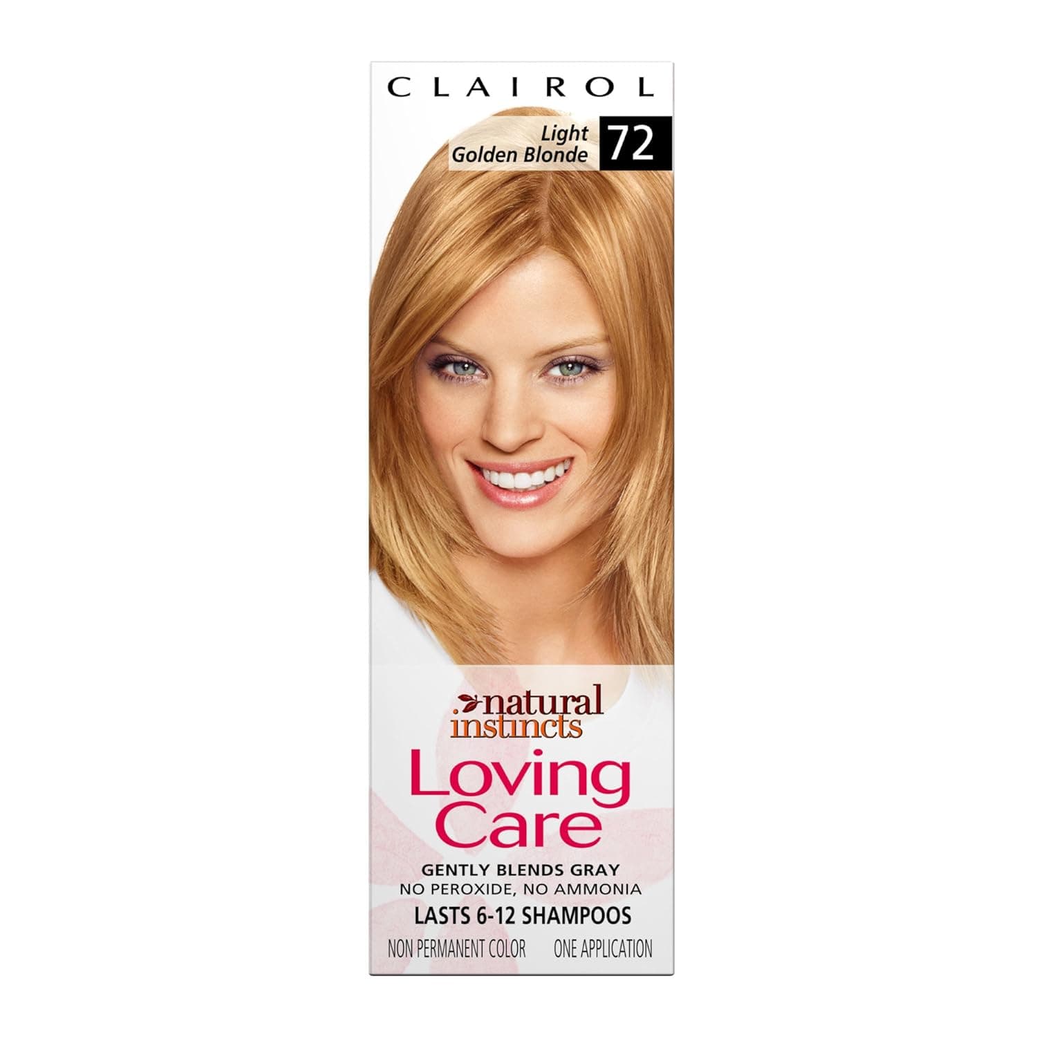 Clairol Natural Instincts Loving Care Color, 072 Light Golden Blonde (Pack of 3)