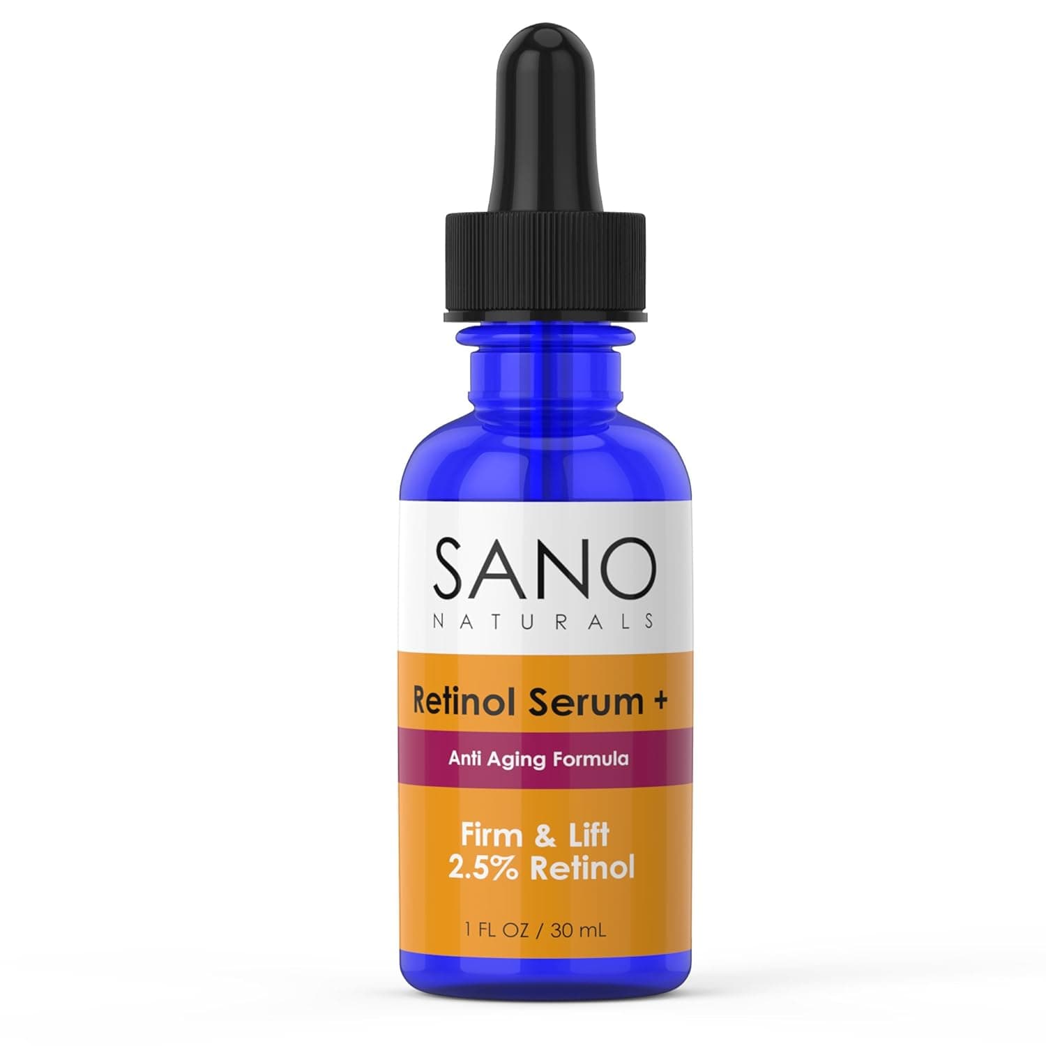 Retinol Serum 2.5 With Hyaluronic Acid - Anti Aging Anti Wrinkle skin, face and eye serum for men and women - 1 oz of retinoic acid Vitamin A