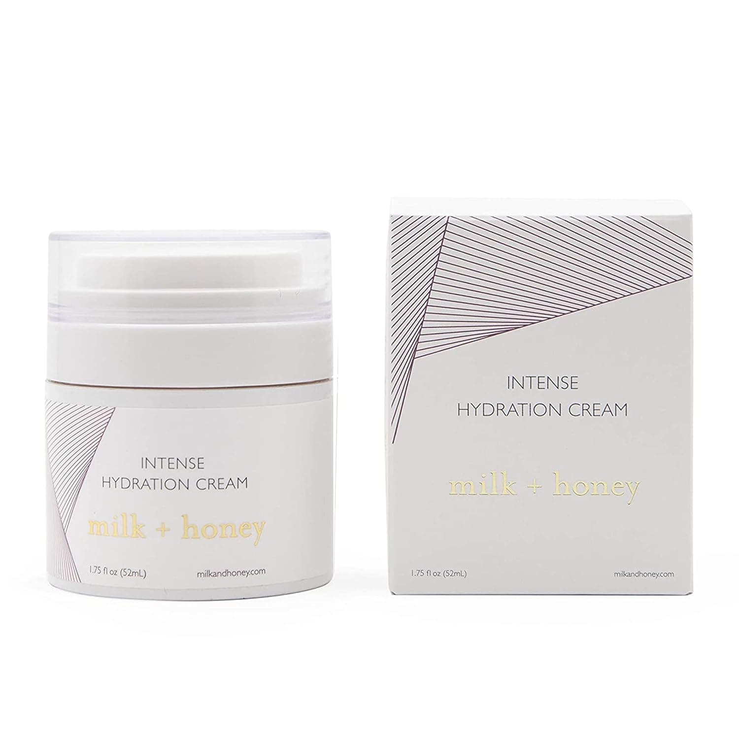 milk + honey Intense Hydration Cream, Luxurious Hydrating Facial Moisturizer for Dry Skin, Fight Anti-Aging Day & Night Cream Moisturizer for Face, 1.75 Oz