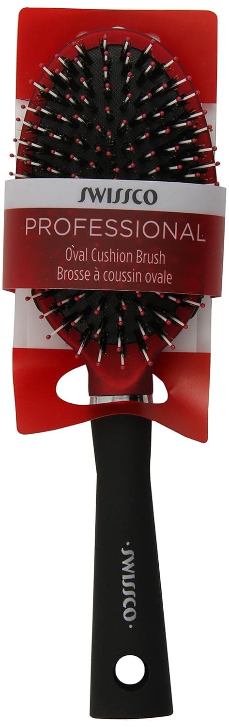 Swissco Oval Hair Brush with Mixed Polypin and Natural Bristles