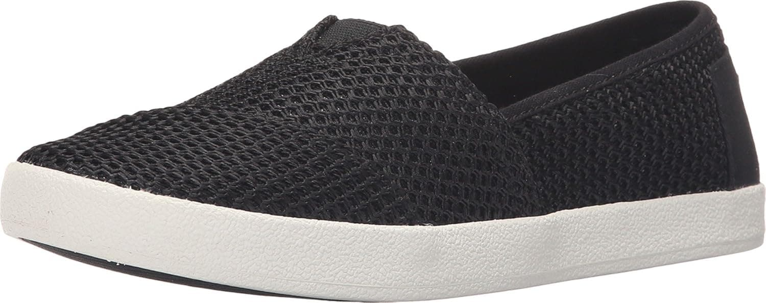 TOMS Grey Textured Woven Avalon Slips-On 10007793