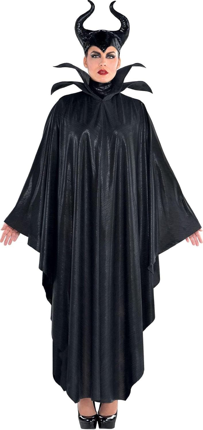 SUIT YOURSELF Maleficent Halloween Costume for Women, Plus Size 18-20, Includes Gown, Choker, Headpiece Multicolor