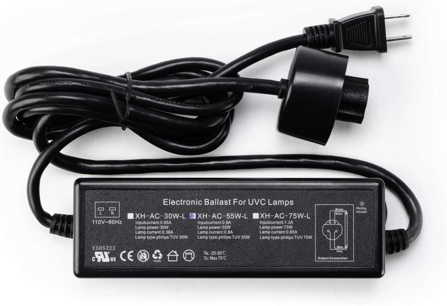 iSpring Replacement Ballast UVT55 for Whole House UV Water Filter UVF55, 55W 110V