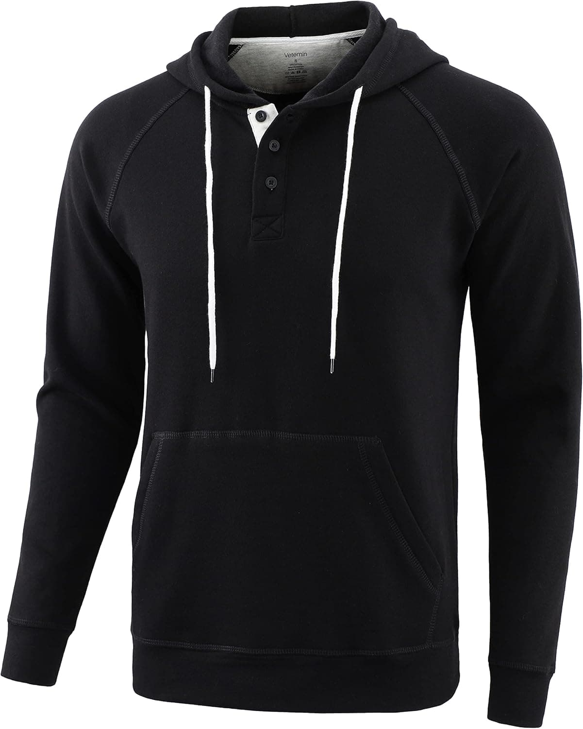 Vetemin Men's Casual Athletic Midweight Comfy Soft Fleece Active Sports Pullover Hoodie Sweatshirt