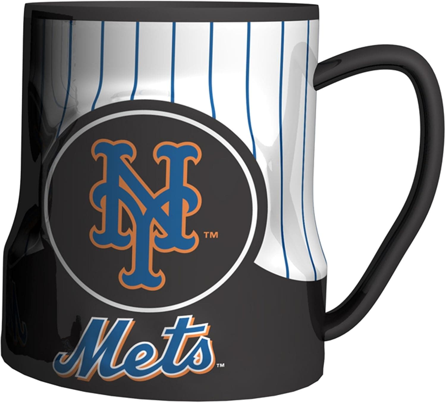MLB New York Mets Sculpted Game Time Coffee Mug, 18-ounce