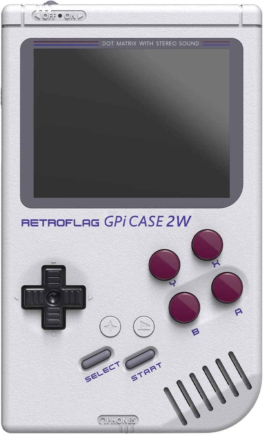 Retroflag GPi CASE 2W with Carrying Bag for Raspberry Pi Zero, Zero W, Zero 2W with 3 inch LCD Screen, Rechargeable Battery, Extra Turbo Button, Hotkey and Simple Install
