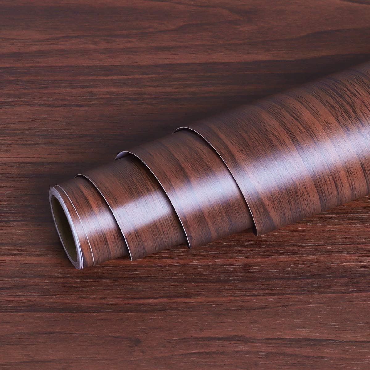 Livelynine Wood Wallpaper Peel and Stick Countertop Waterproof Contact Paper for Cabinets Countertops Waterproof Shelf Liners Adhesive Cabinet Drawer Liner Wood Laminate Countertop Veneer 15.8x78.8 In