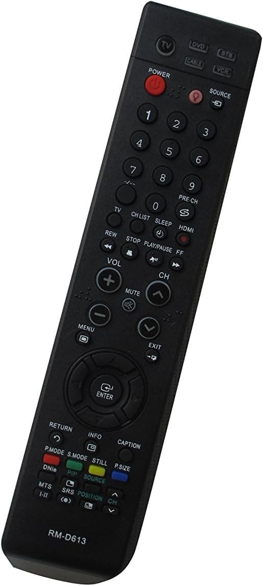 Universal Replacement Remote Control Fir for Samsung HP-T5054X/XAC HP-T5054X/XAP LN-T2642 LN-T2642H Plasma LCD LED HDTV TV
