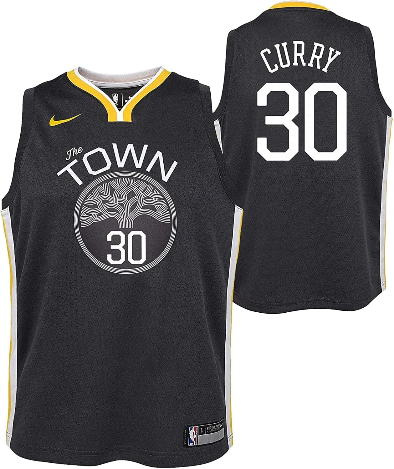 Outerstuff Stephen Curry Golden State Warriors #30 Gray Youth 8-20 Statement Edition Swingman Jersey