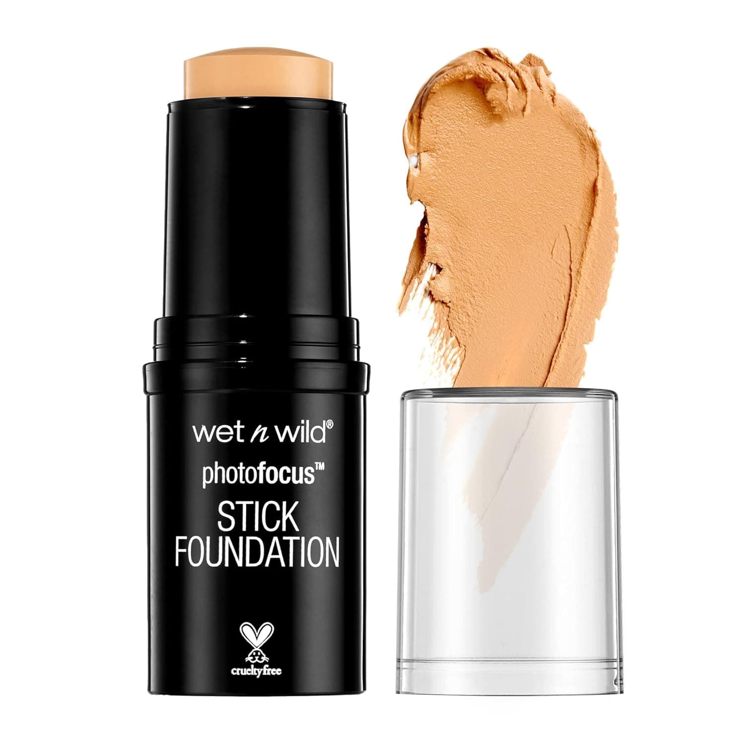 Wet n Wild Photo Focus Matte Foundation Stick Makeup, Buff Beige | Vegan & Cruelty-Free