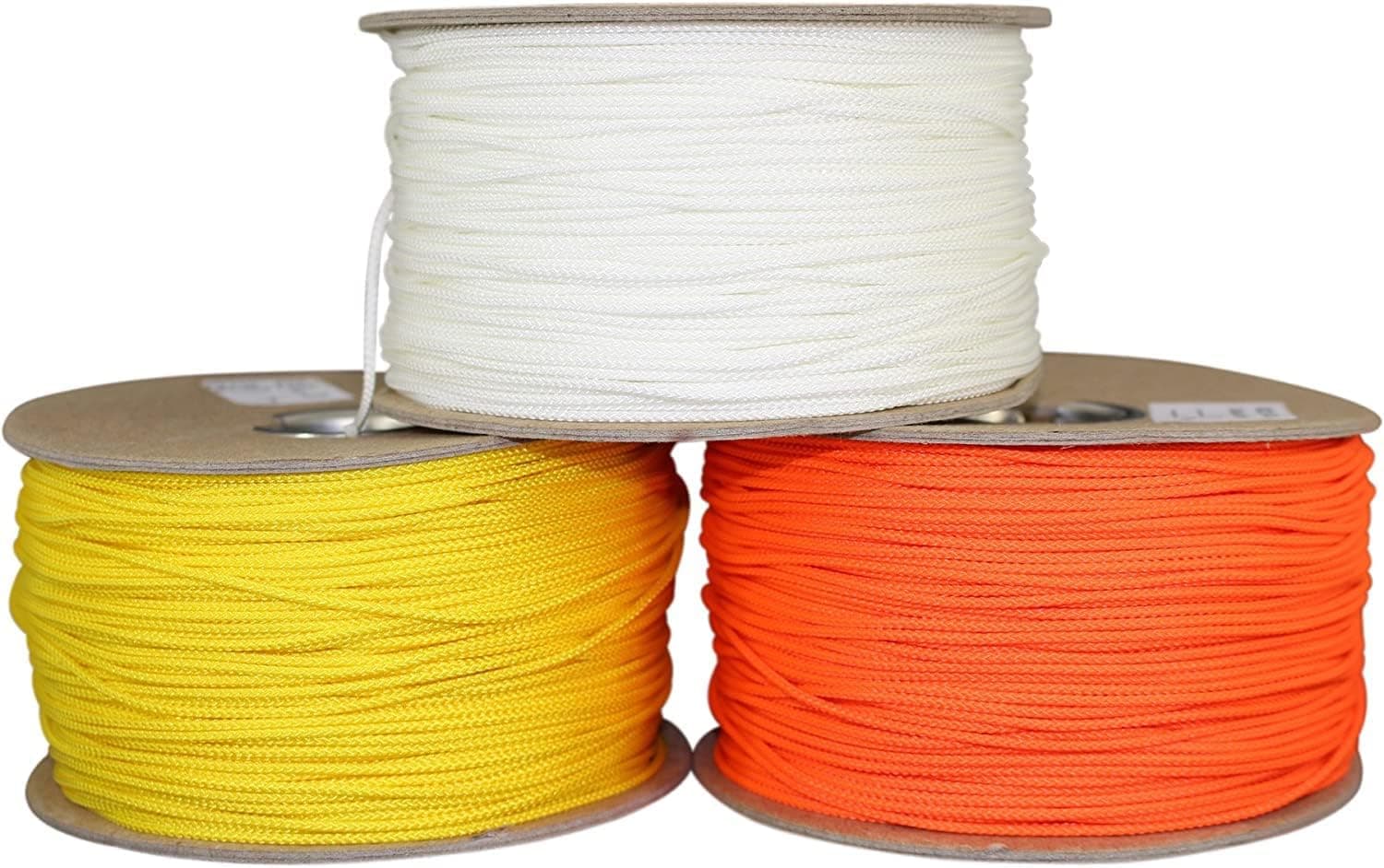 SGT KNOTS Scuba Diving Reel Line Dacron Polyester #18, 24, 36, 48 - High Visibility Neon Line for Scuba Dive Reel - Deep Sea, Wreck and Cave Diving, Safety Dive Marker, Dive Float Flag