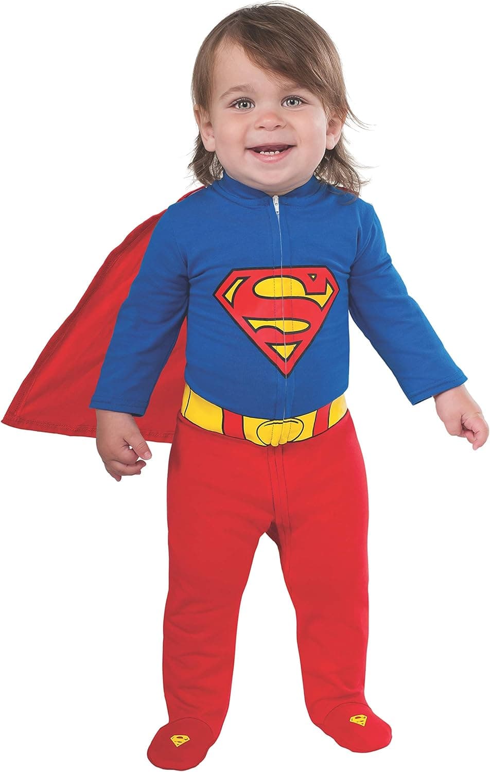 Rubie's baby boys Dc Comics Superhero Style Superman Costume Party Supplies, As Shown, 0-6 Months US