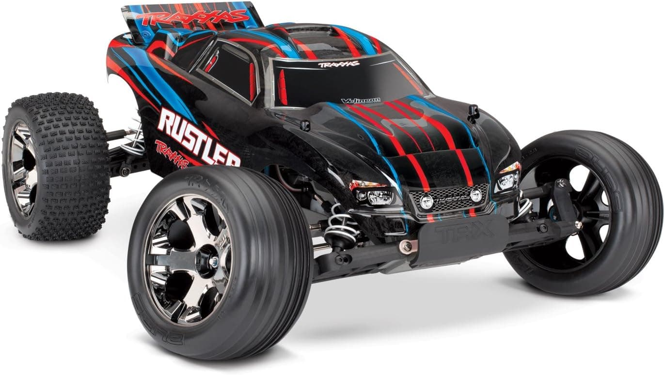 Traxxas 37076-4 Rustler VXL 2WD Brushless Stadium Truck, Red