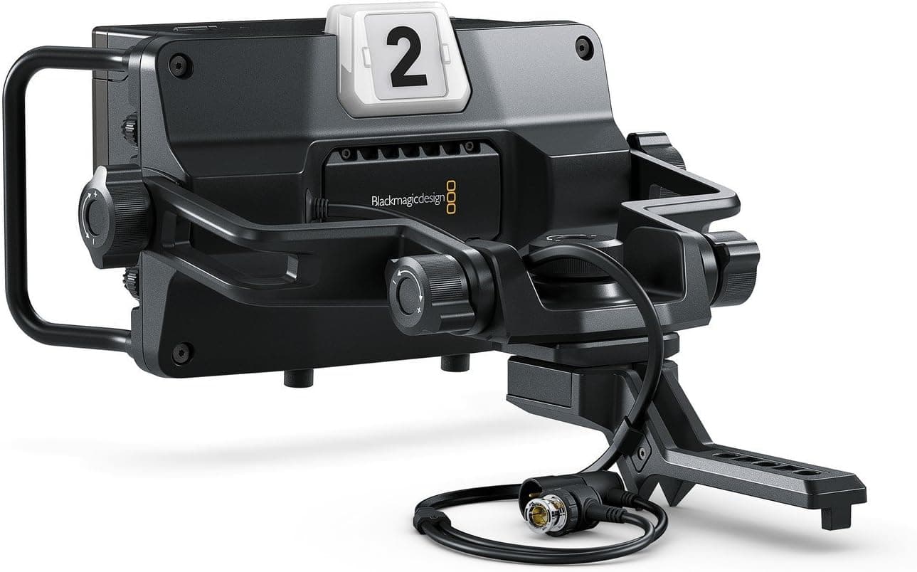 Blackmagic Design URSA Studio Viewfinder | 7 inch Screen Live Production V-Lock Plate SDI Monitor Connection Detachable Sunshade Viewfinder for URSA Mini