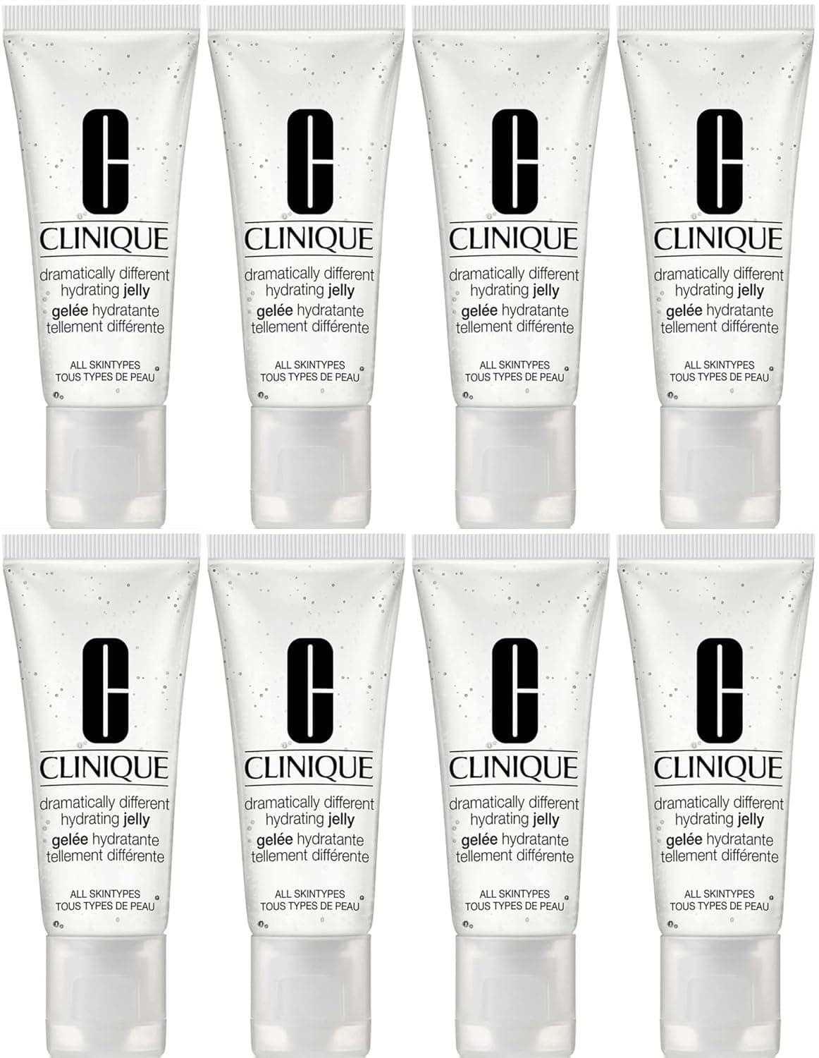 Clinique Dramatically Different Hydrating Jelly Lot of 8 0.5 oz/15 ml Tube Total 4.0 oz/ 120 ml