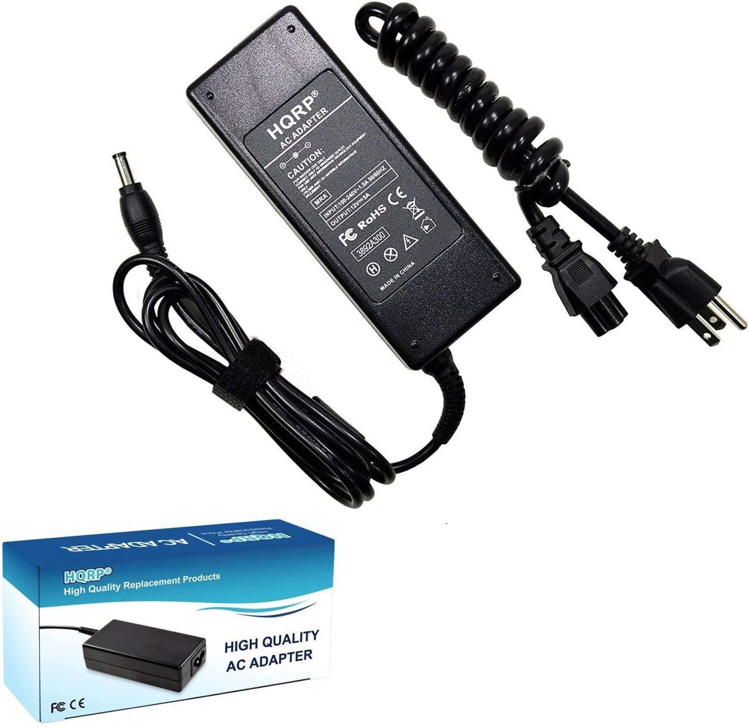 HQRP 12V AC Adapter Compatible with Philips Respironics MW115RA1200N02 AA24750L AT000713 Remstar Pro M Ault + Adaptor Power Supply Cord + Euro Plug Adapter