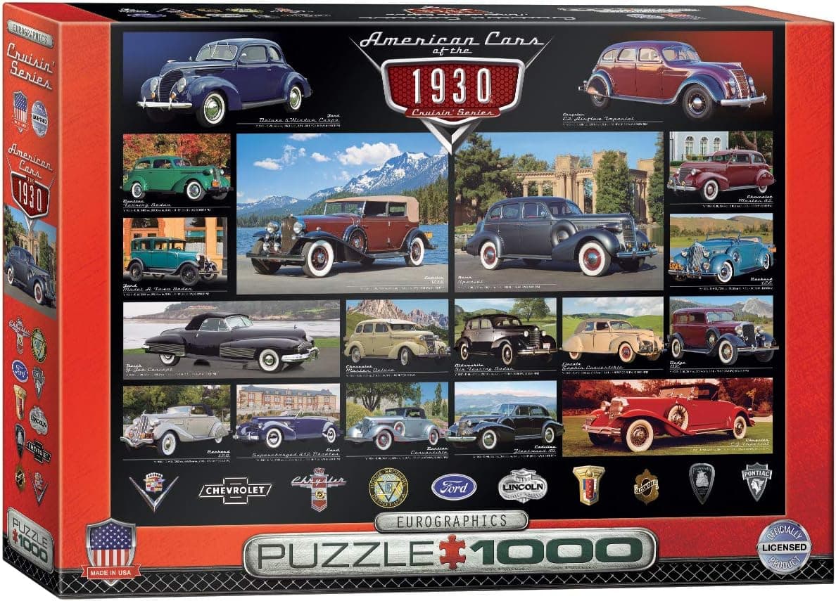 EuroGraphics 1930's Cruisin' Classics Jigsaw Puzzle (1000-Piece)