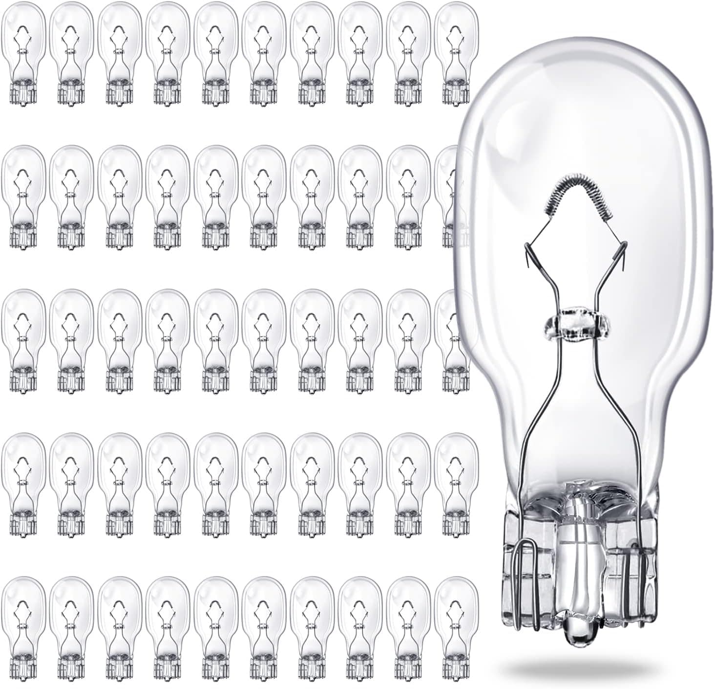 BULLETSHAKER 4 Watt Wedge Base 12V Light Bulbs for Malibu Style (50 Pack)
