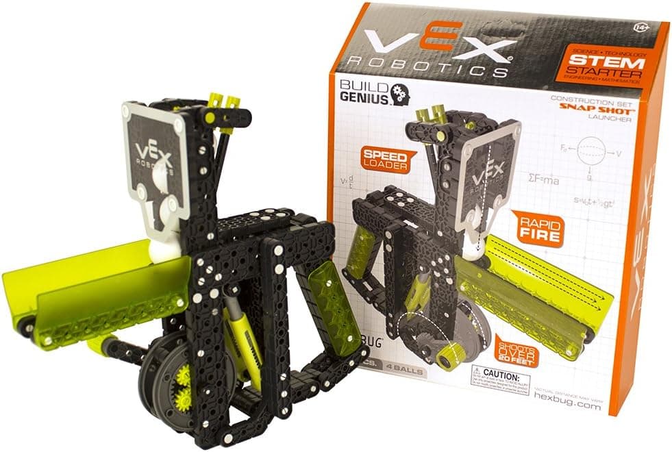 HEXBUG VEX Robotics Snap Shot - STEM Construction Kit - Ball Launcher - DIY Blaster Project