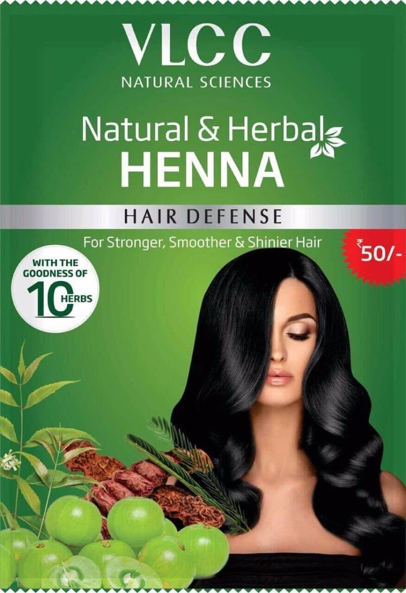 VLCC Natural Sciences Natural & Herbal Henna With Amla & Shikakai Extract Hair Defense (120g) (pack of 2)