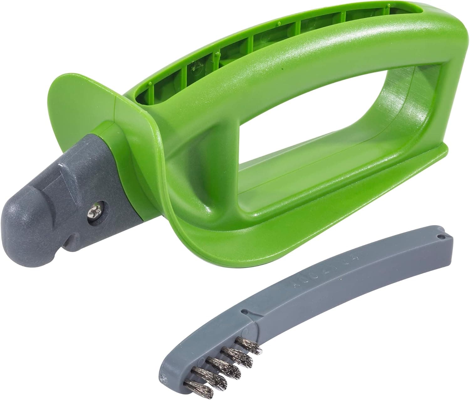 Smith’s 50601 Pruning Tools Sharpener - Hedge & Pruning Shears - Loppers & Gardening Tools - Large Handle w/Finger Guard - Handheld Manual - Replaceable Carbide Blades - Wire-Bristled Cleaning Brush