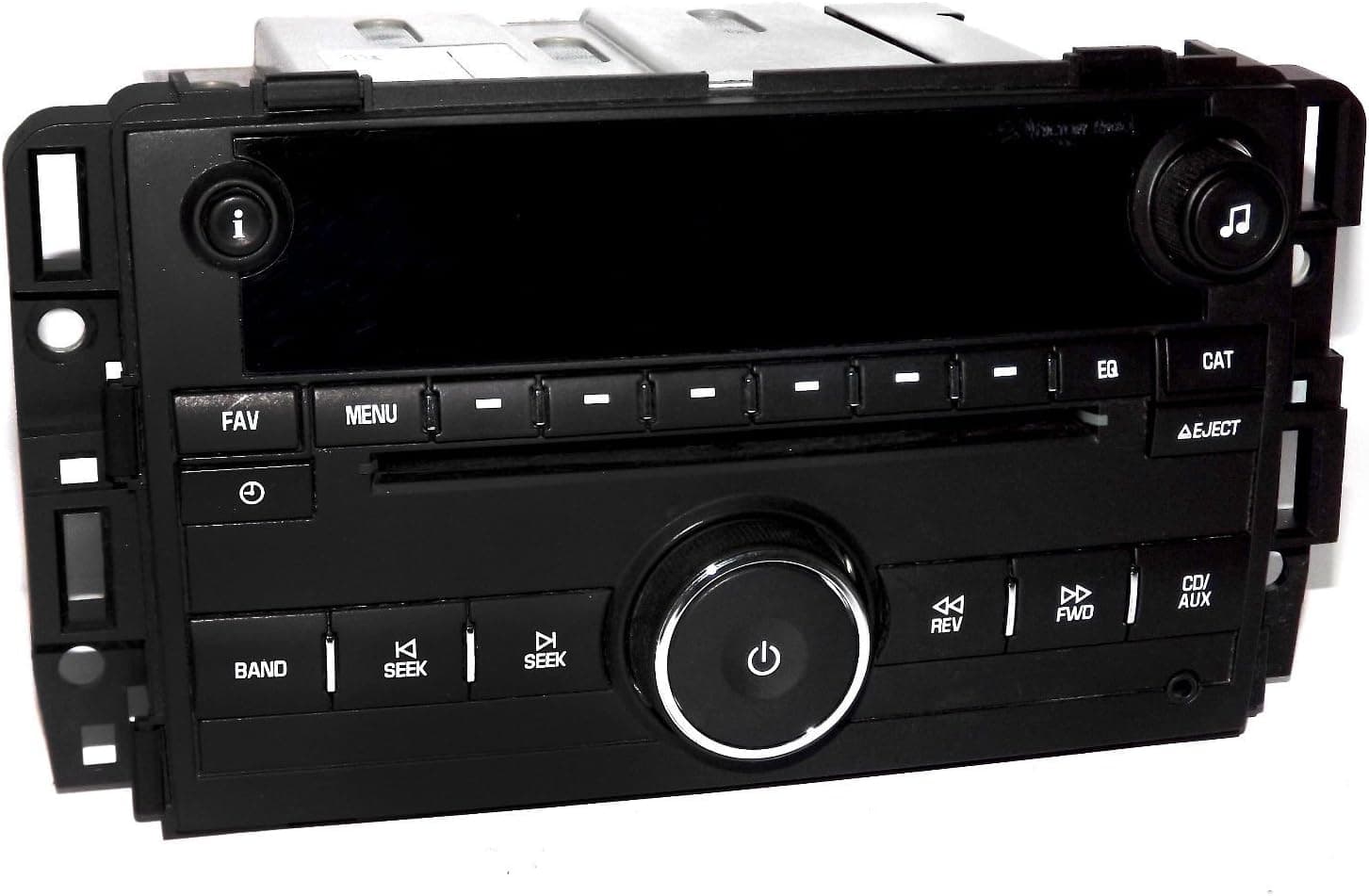 1 Factory Radio 638-00661-D2 AM/FM Radio CD Player AM/FM/MP3/CD w/Aux Input Remanufactured Black OE Part Number: 20918429 AM/FM Radio CD Player