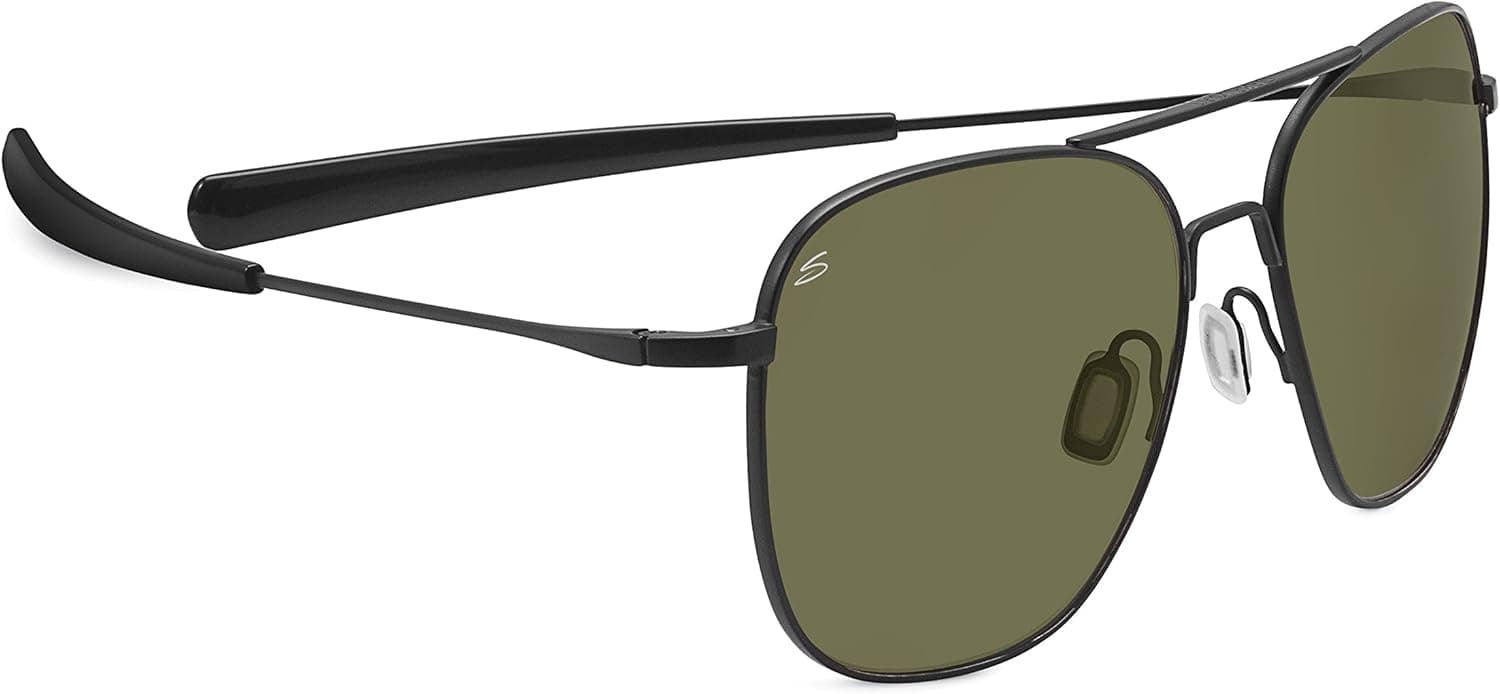 Serengeti 7976 Aerial, Satin Black Frame, 555nm Lens