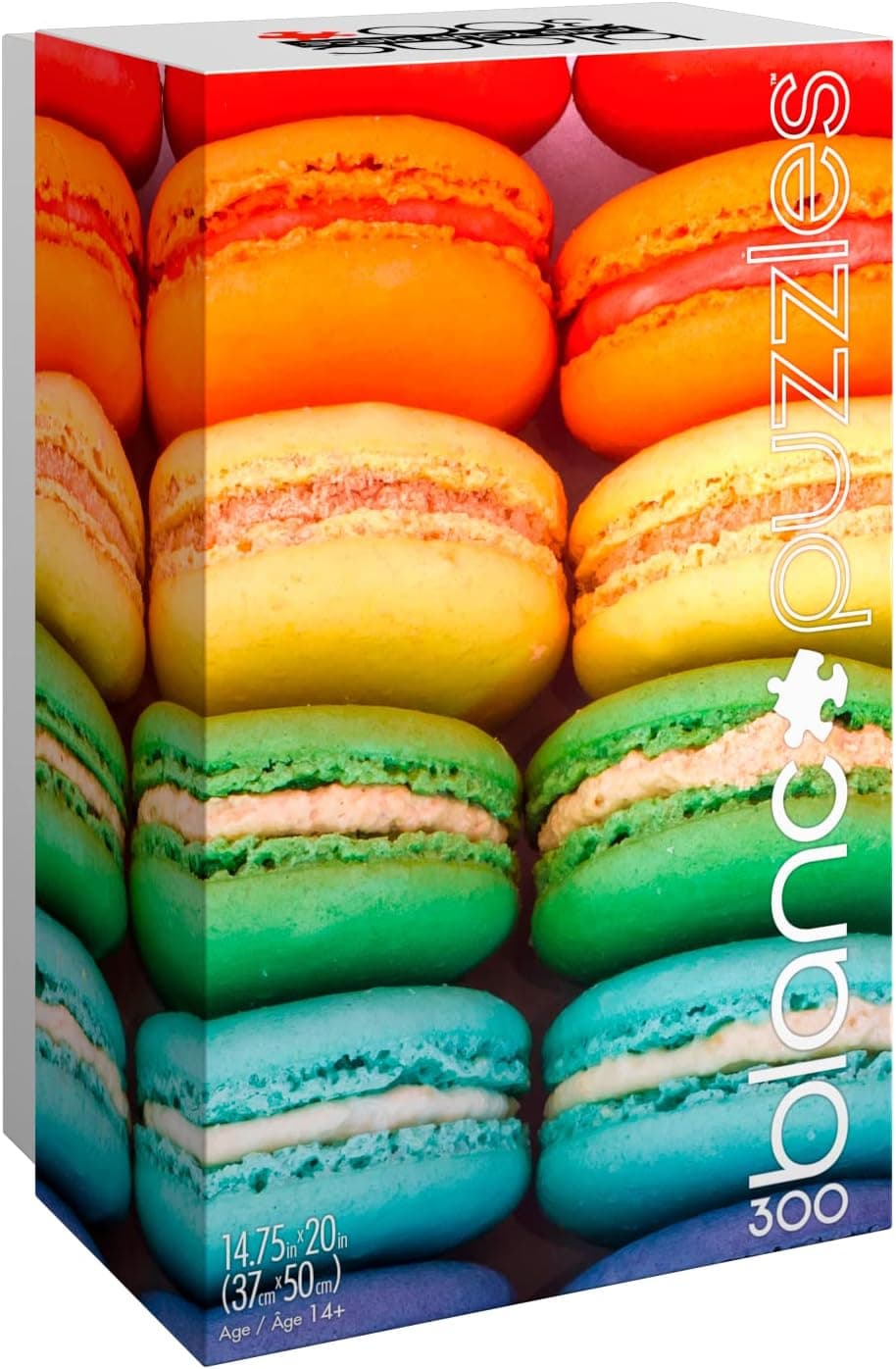 Buffalo Games - blanc - Rainbow Macarons - 300 Piece Jigsaw Puzzle