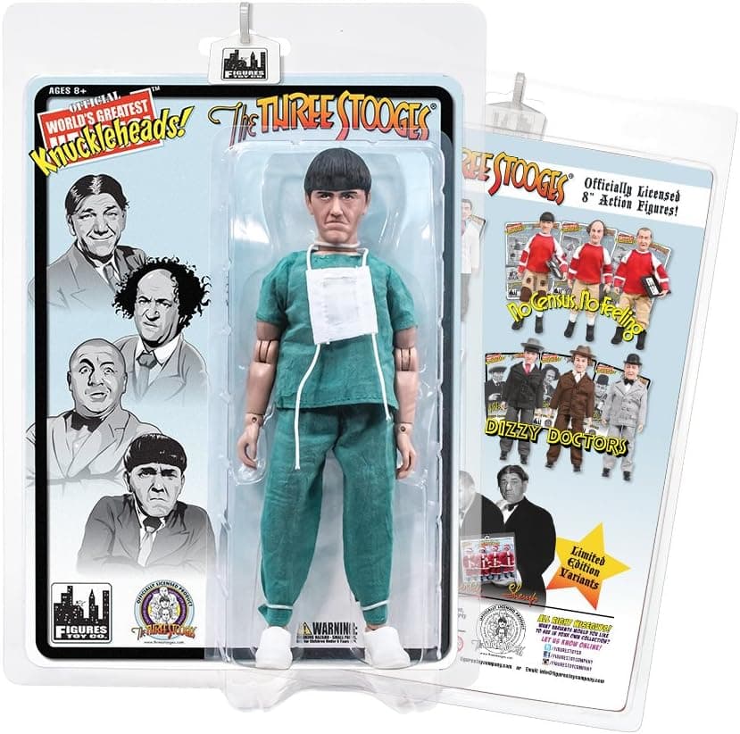 The Three Stooges 8 Inch Action Figures: Surgeon Moe
