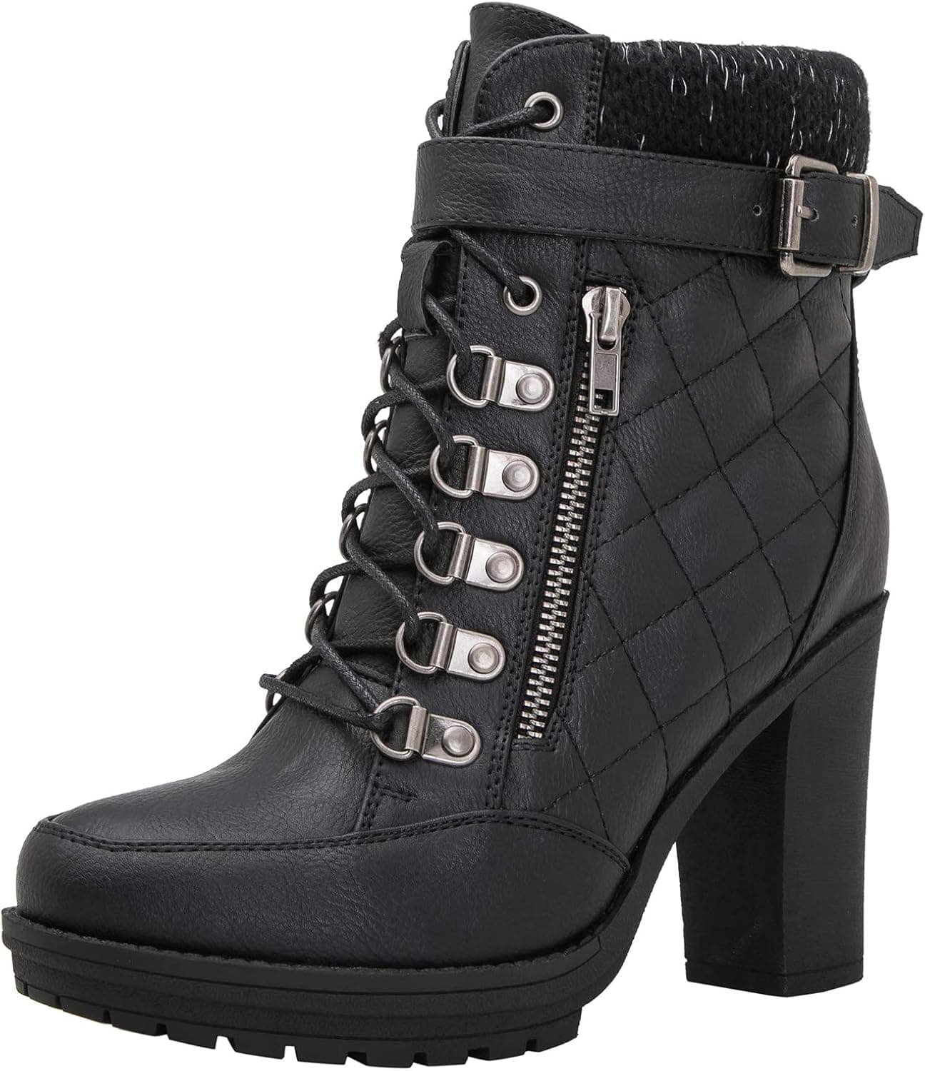 GLOBALWIN Women's 18YY35 Black Fashion Boots 9M