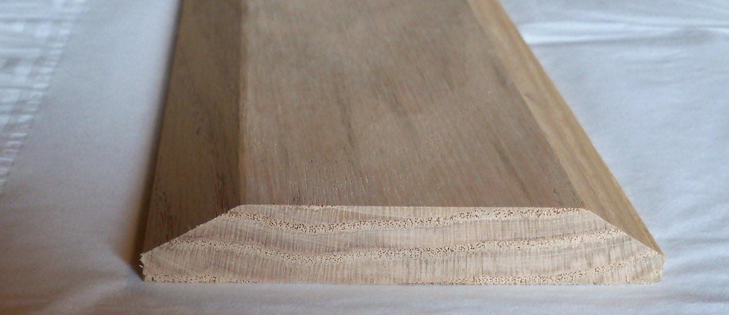 Solid Red Oak Interior Threshold - Style A (6 1/2 inches x 72 inches)