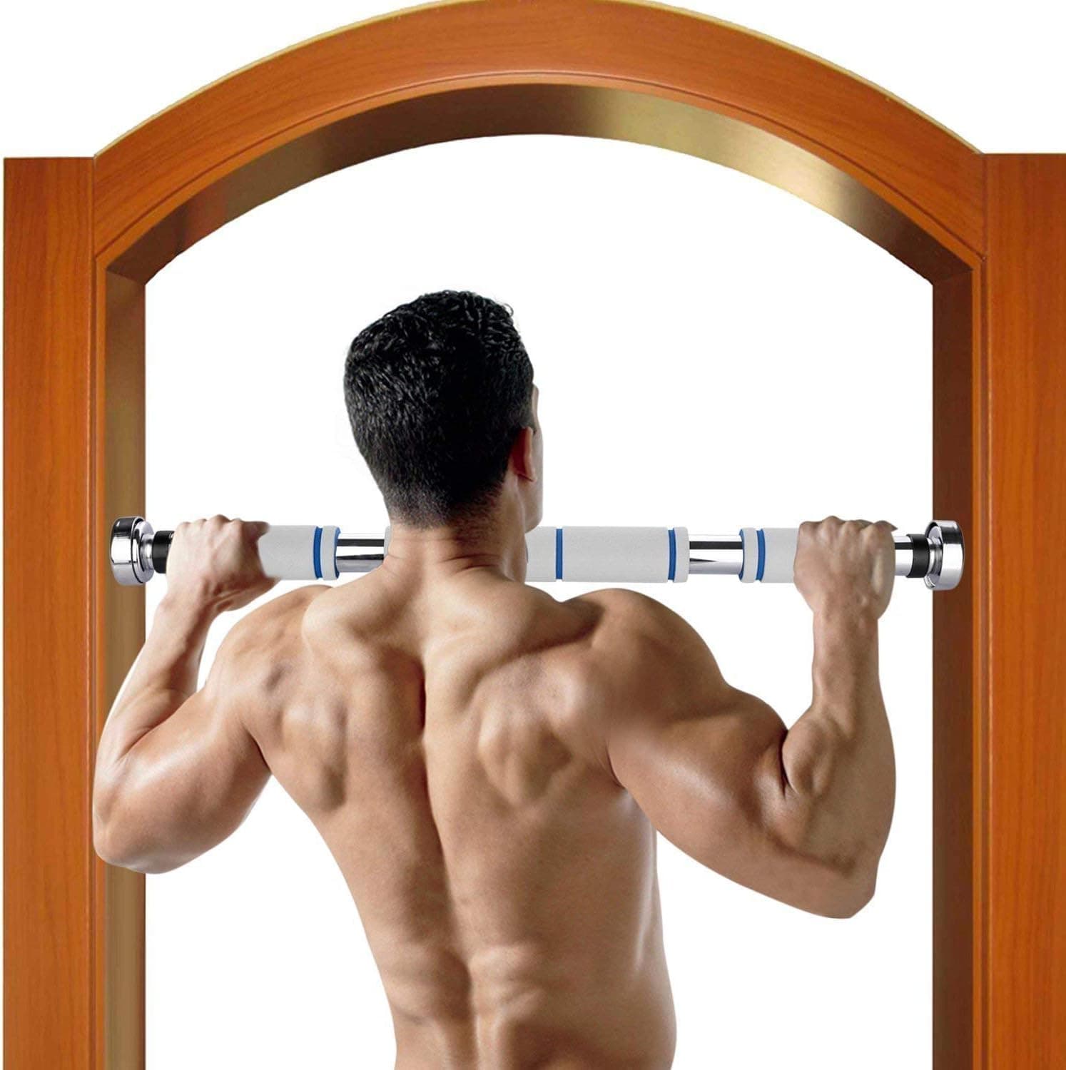 LAnL Doorway Pull up Bar for Crunches Pull-ups Home Gym 24-39inch