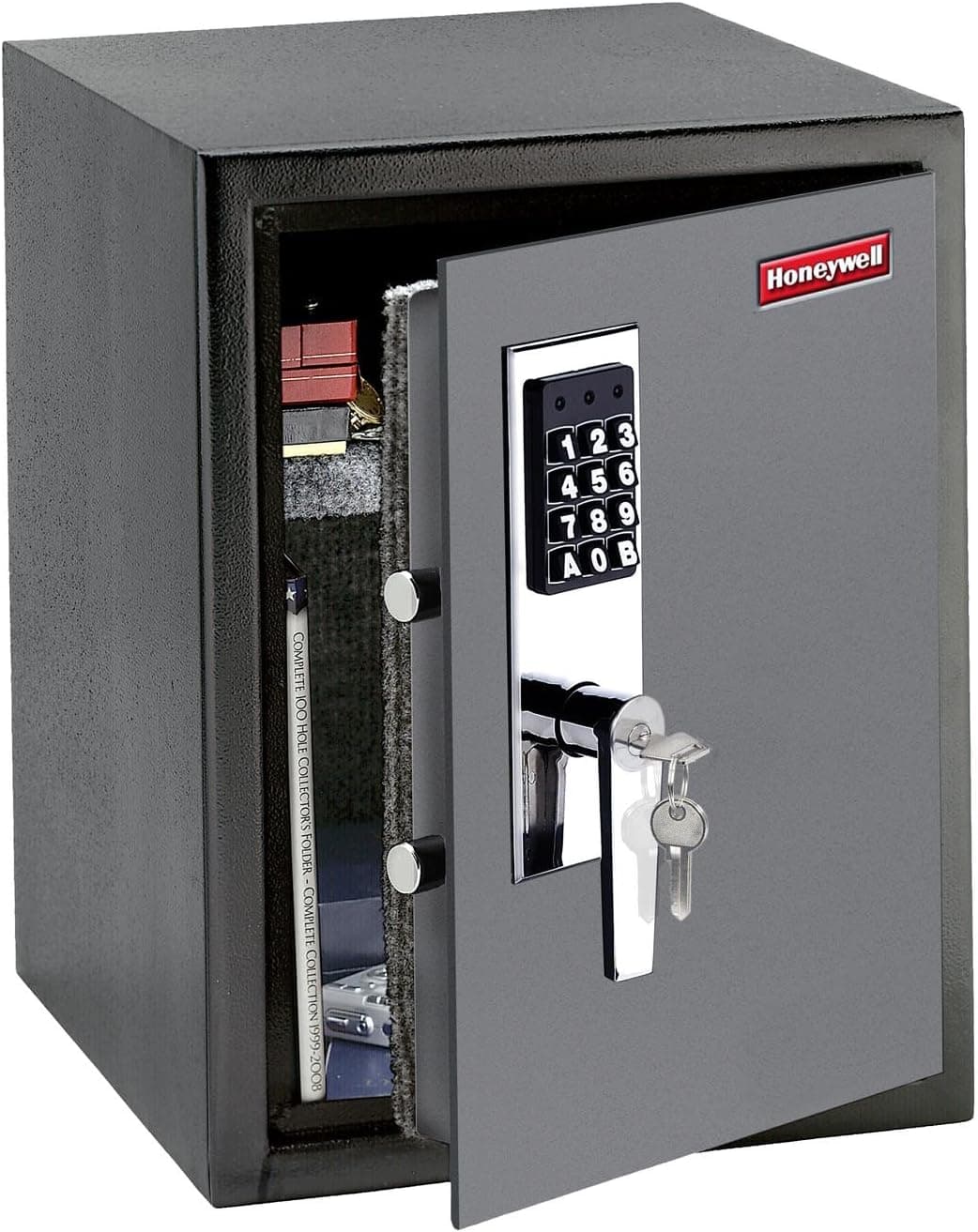 Honeywell 2077D Anti-Theft Safe with Digital Lock, 1.21-Cubic Foot, Gray