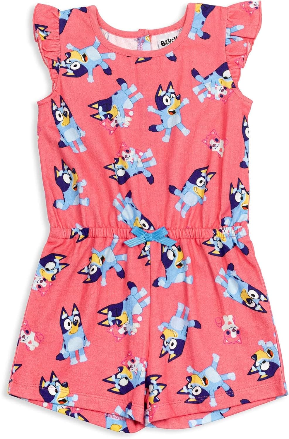Bluey Polly Puppy Bingo French Terry Sleeveless Romper Infant to Big Kid