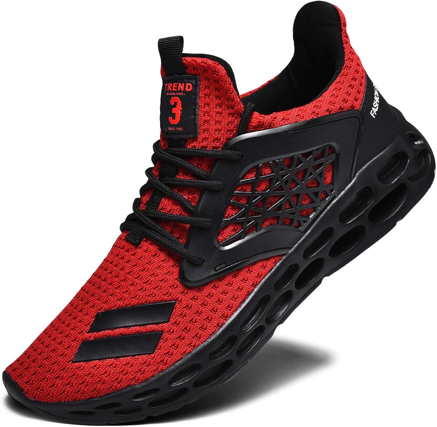 YIKA Men’s Running Shoes, Lightweigh Walking Sneakers Workout Sport Athletic Shoes for Training Tennis Jogging Footwear