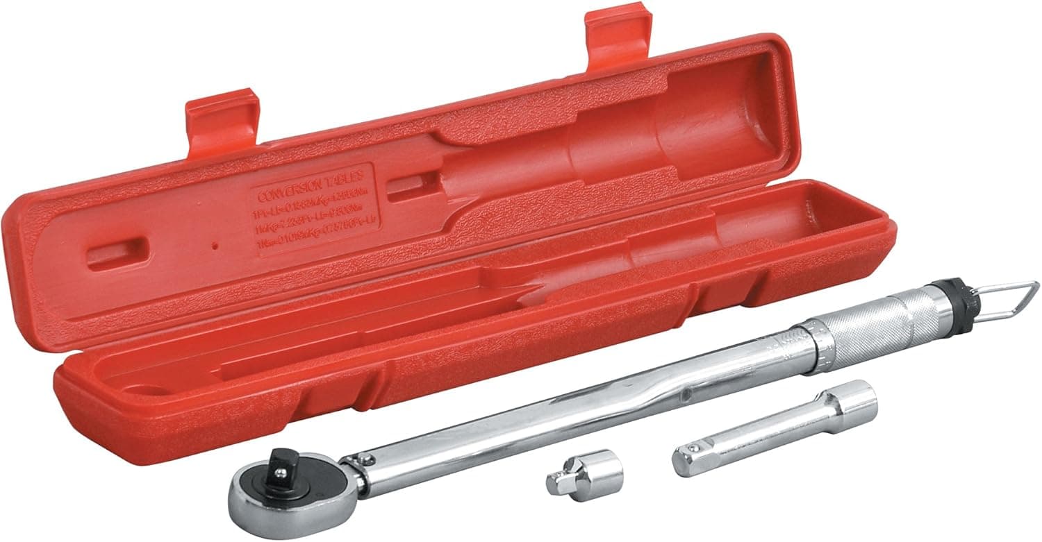 TEKTON 2460 1/2-Inch Drive Click Torque Wrench, 20-150 Ft./Lb.