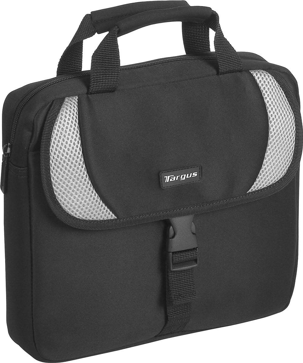 Targus Sport Neoprene Sleeve Designed for 10.2 Inch Netbooks CVR211 (Black with Grey Accents)
