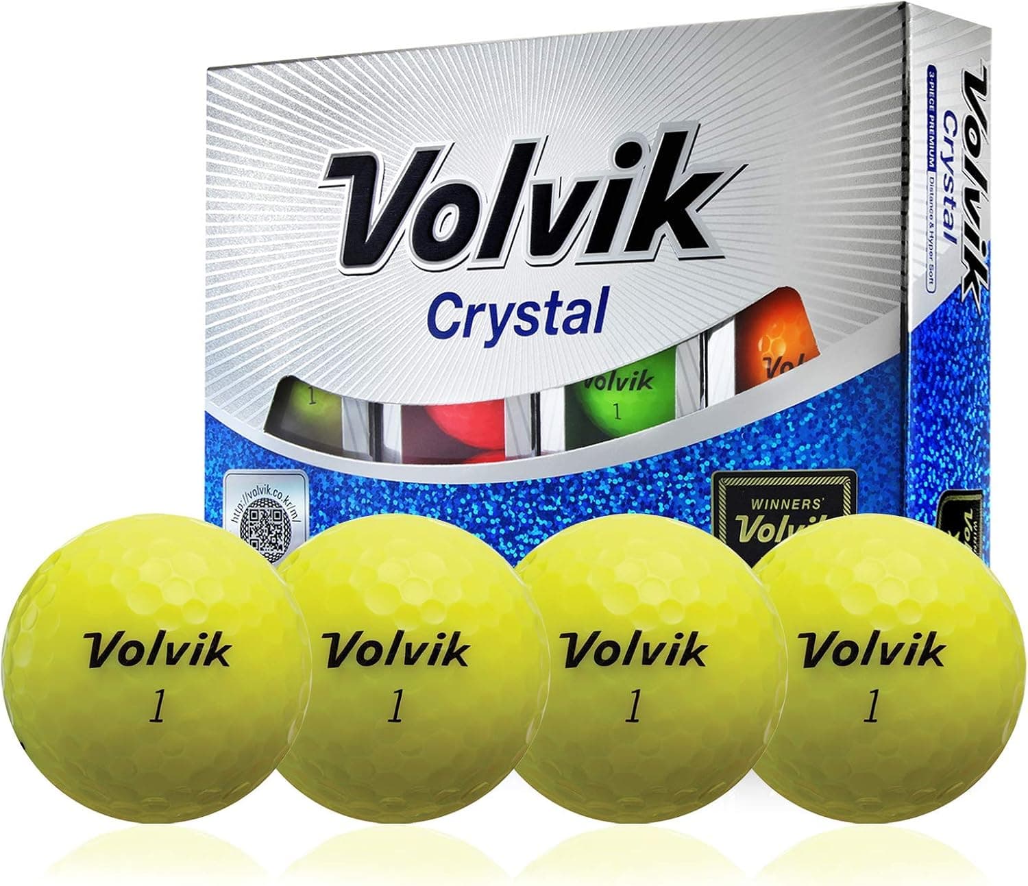 Volvik Crystal Golf Balls (One Dozen)