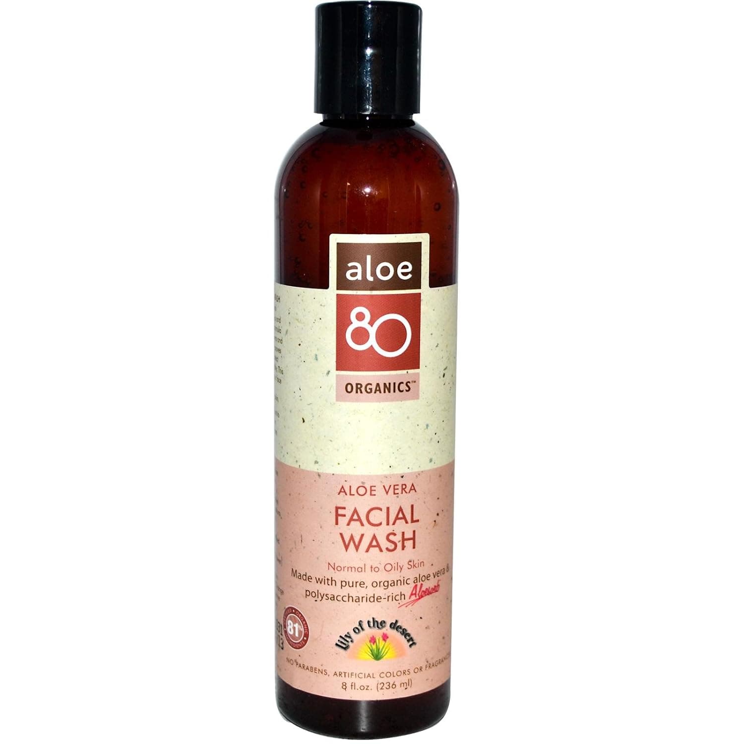 Lily of the Desert Aloe 80 Organic Facial Wash - 8 fl oz