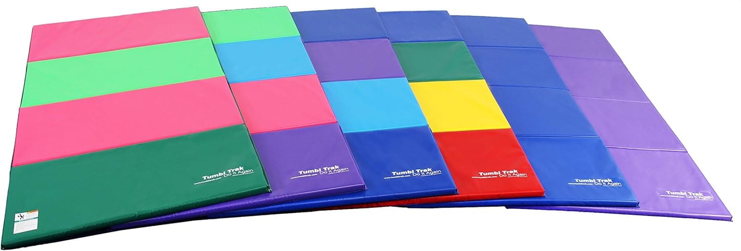 Tumbl Trak Folding Tumbling Panel Mat for Gymnastics, Cheer, Dance, and Fitness