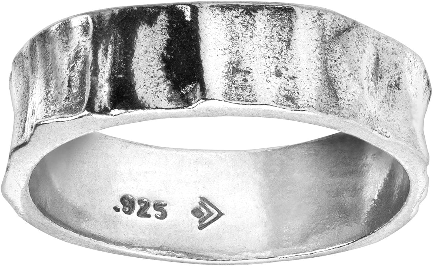 Silpada Men's 'Resolute' Textured Band Ring in Sterling Silver, Size 11
