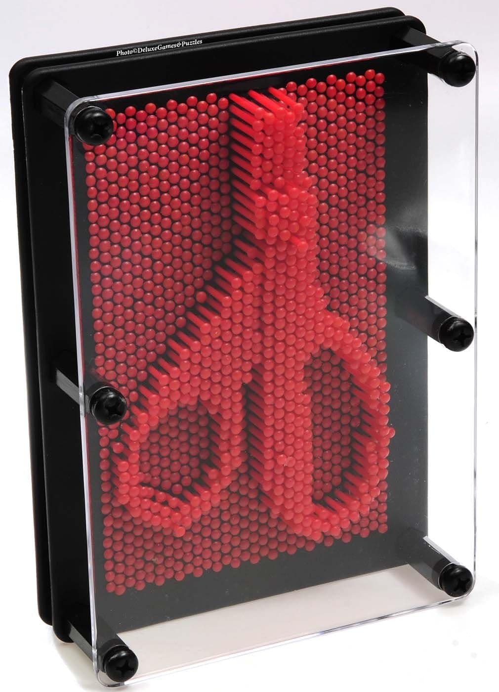 Large Pin Prints _ Pin Art _ Image Captor - Red